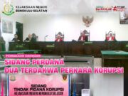 PEMBACAAN DAKWAAN SIDANG PERDANA PERKARA TIPIKOR