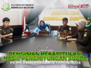 SOSIALISASI PENGISIAN REKAPITULASI HASIL PENGHITUNGAN SUARA PILPRES 2024