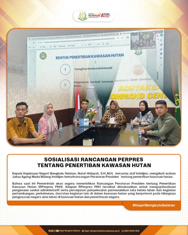 sosialisasi rperpres penataan kawasan hutan