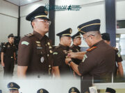 Pelantikan serta pengambilan sumpah jabatan tiga Kepala Sub Seksi pada Bidang Pidum, Pidsus, dan Datun.